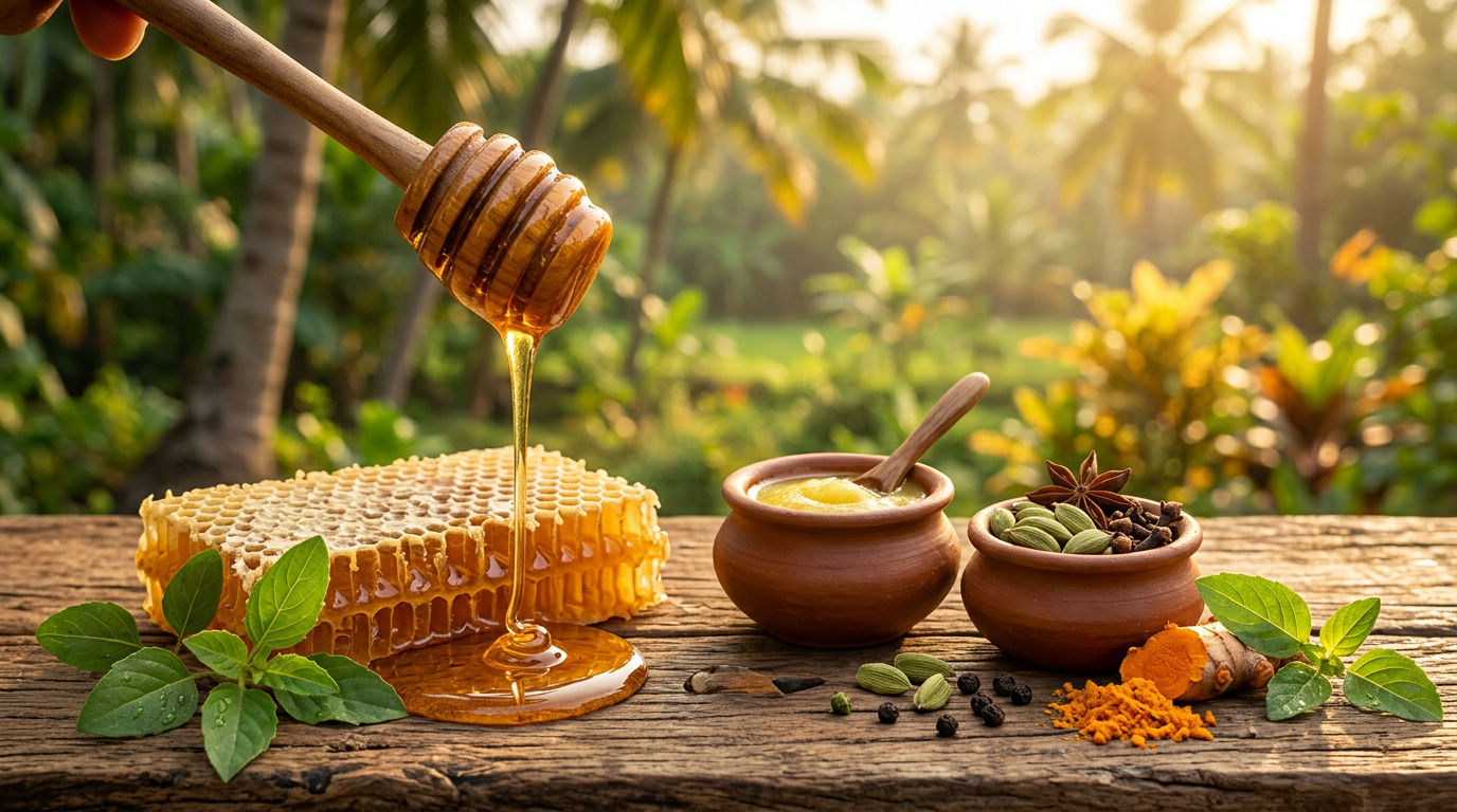 Pure Kerala Honey and Spices
